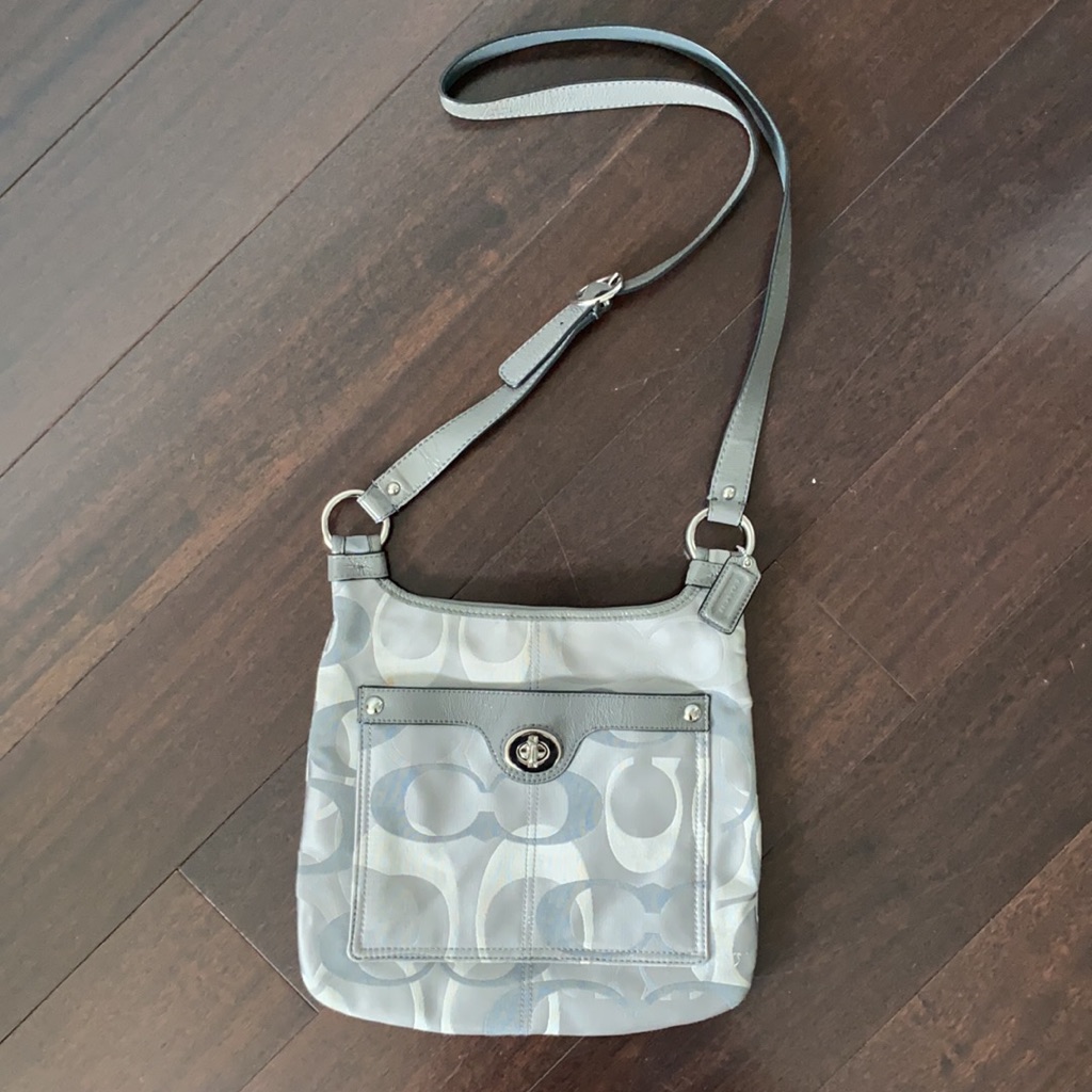 Coach Gray Crossbody Bag